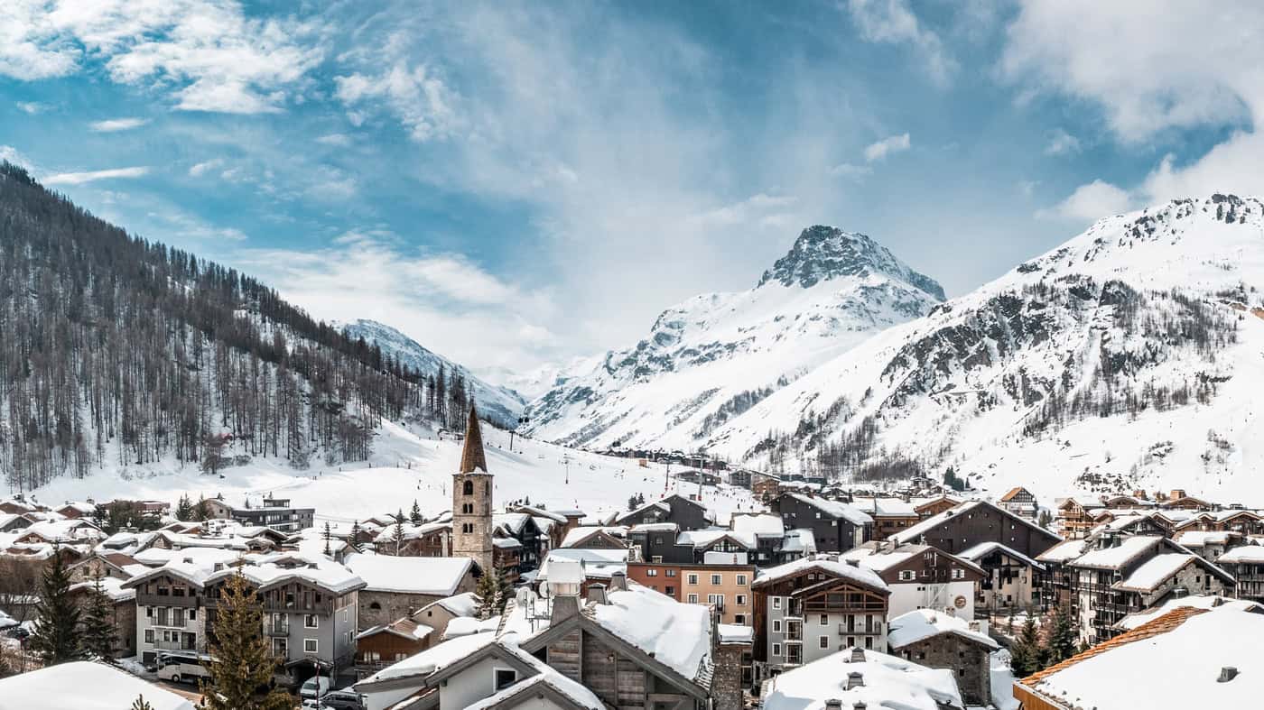 Val d'Isère, vue sur le village