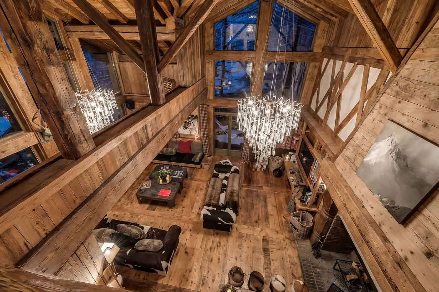 Chalet Le Rocher ‑ Salon