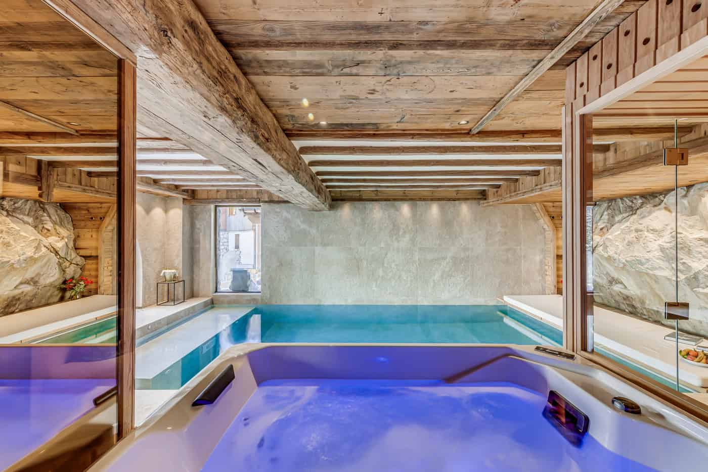 Chalet Le Rocher ‑ Jacuzzi