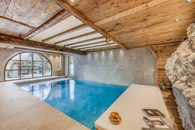 Chalet Le Rocher ‑ Piscine
