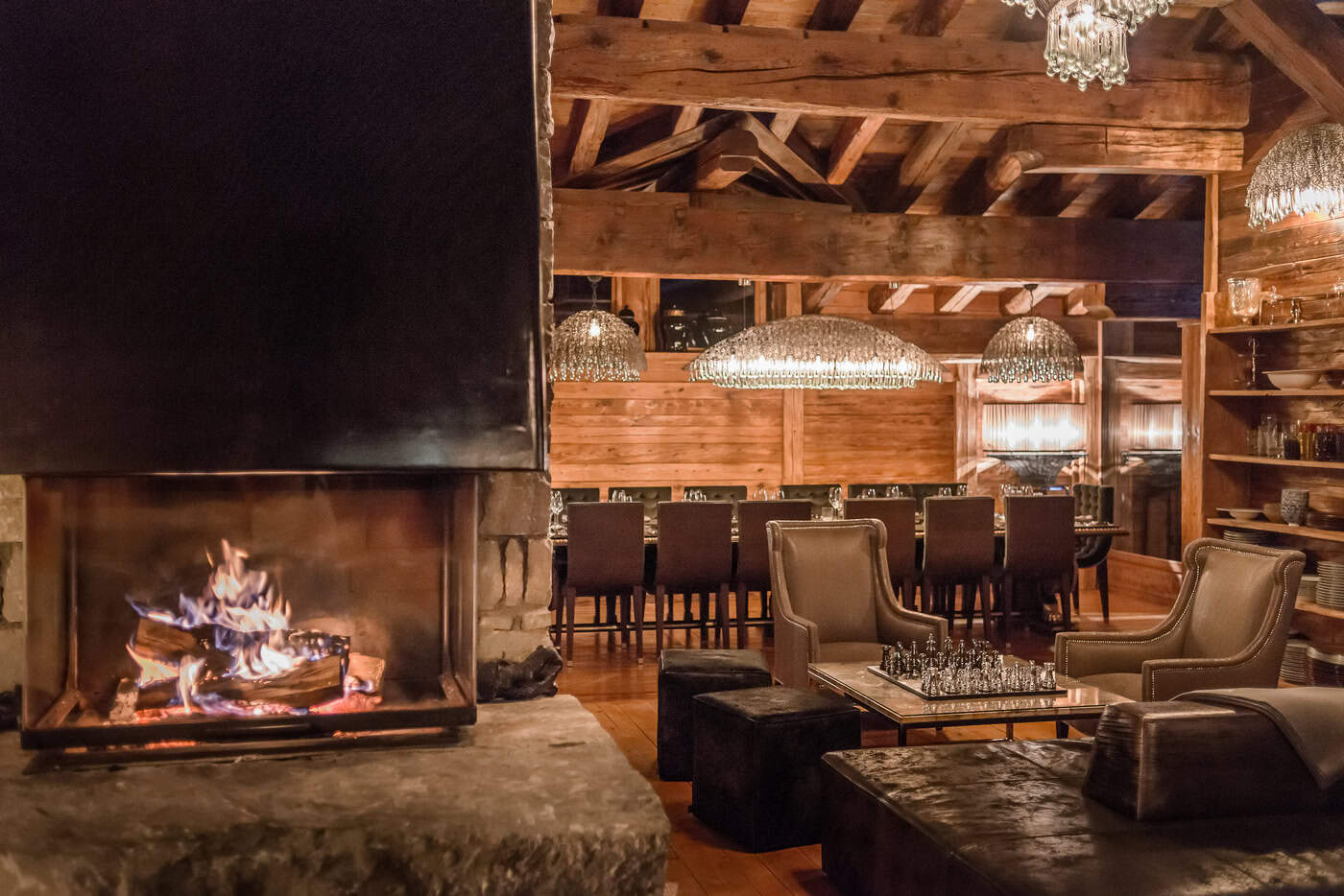 Chalet Marco Polo ‑ Cheminée