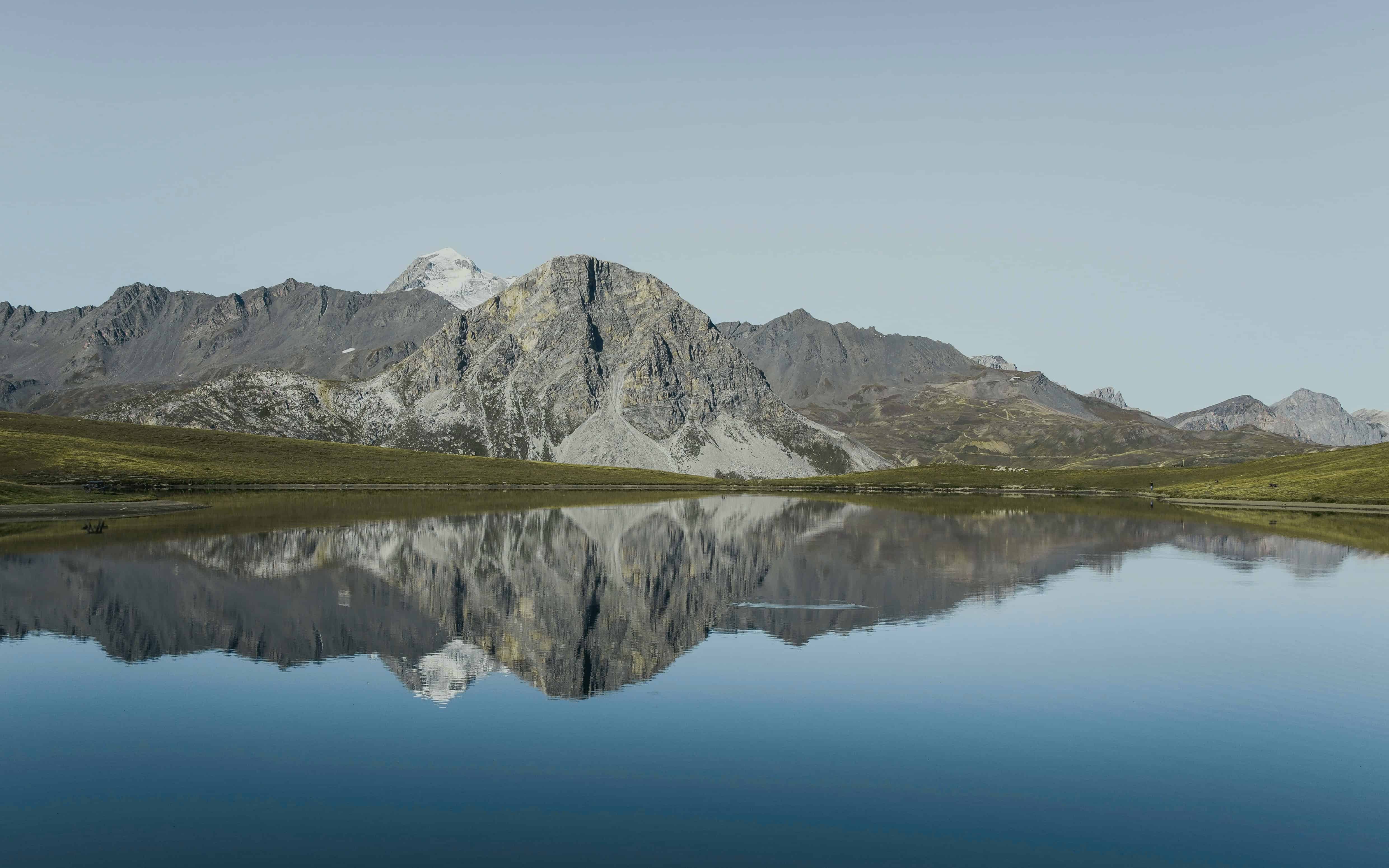 Val d'Isère l'été - Le lac de l'Ouillette